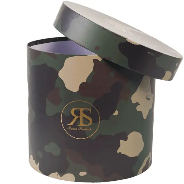 Geschenkdoos met deksel Camouflage groen