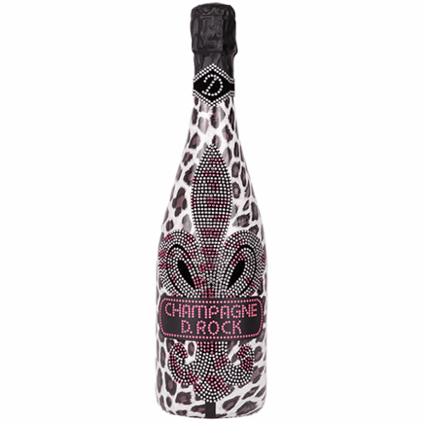 Champagne D.Rock Leopard Rosé